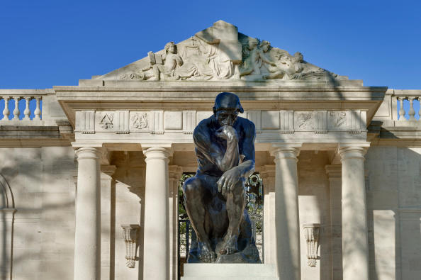The Thinker Sculpture at The Rodin Museum
