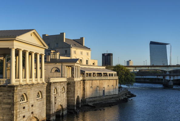The Fairmount Water Works and Schuylkill River