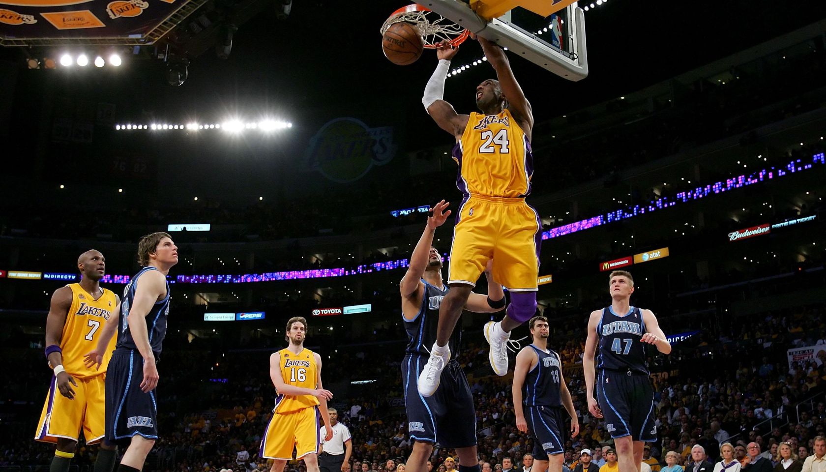Utah Jazz v Los Angeles Lakers, Game 2