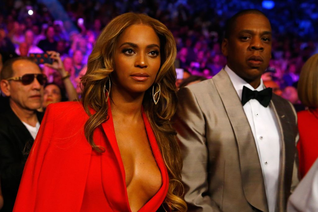 Beyonce and Jay Z at Mayweather, Pac Fight