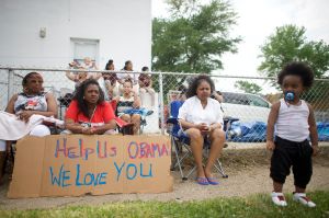 Obama In Camden New Jersey