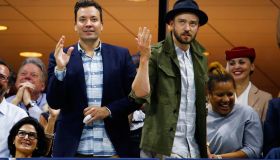 Justin Timberlake and Jimmy Fallon "Single Ladies" dance at US Open, NYC