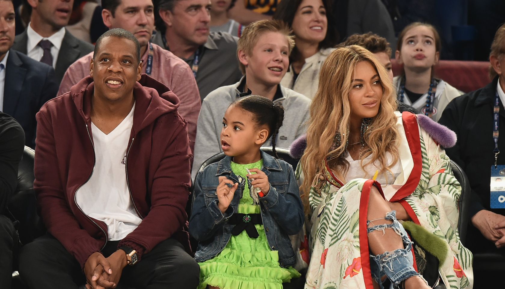 Celebrities Attend The 66th NBA All-Star Game