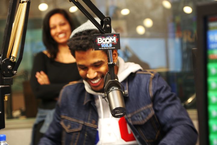 Trey Songz at Boom 103.9