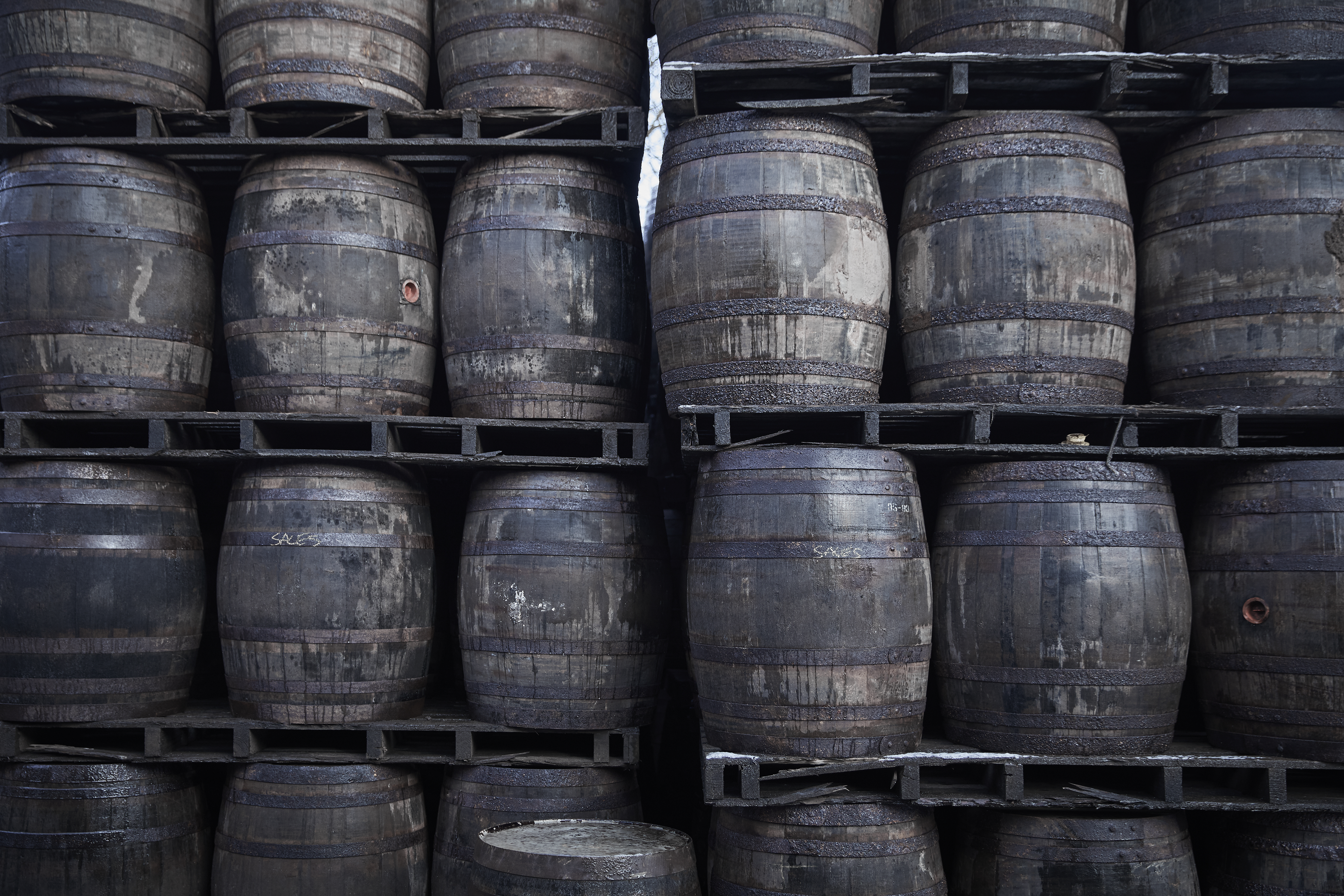 Whisky Barrels in Scotland Cooperage