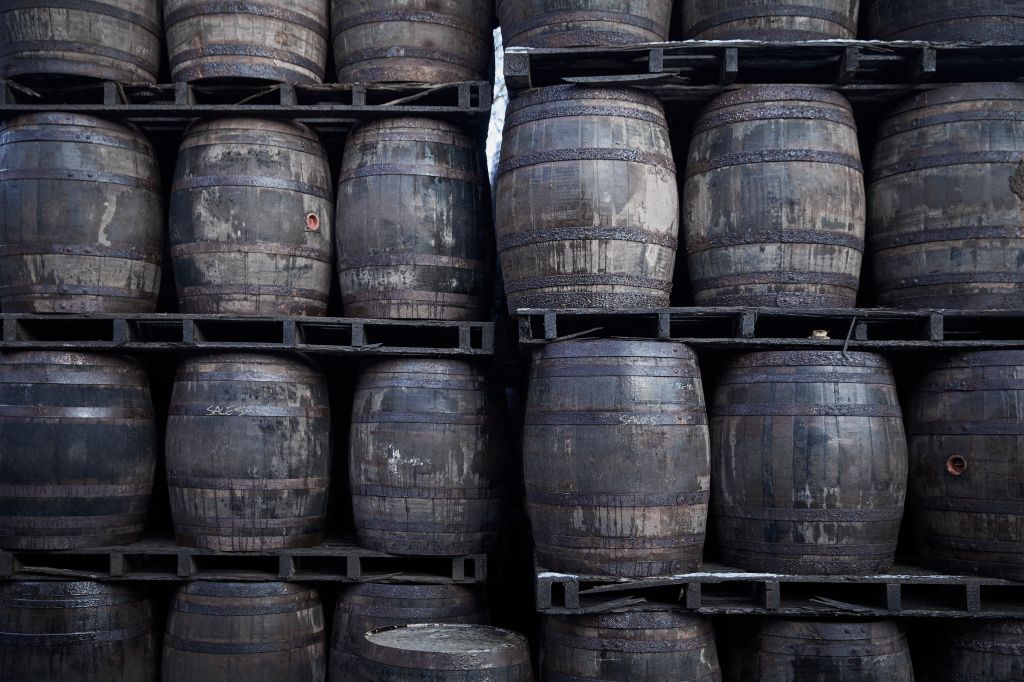 Whisky Barrels in Scotland Cooperage
