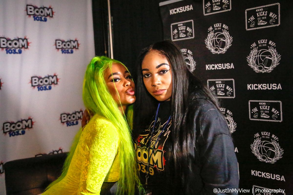 Backstage at Boomin Holidayz
