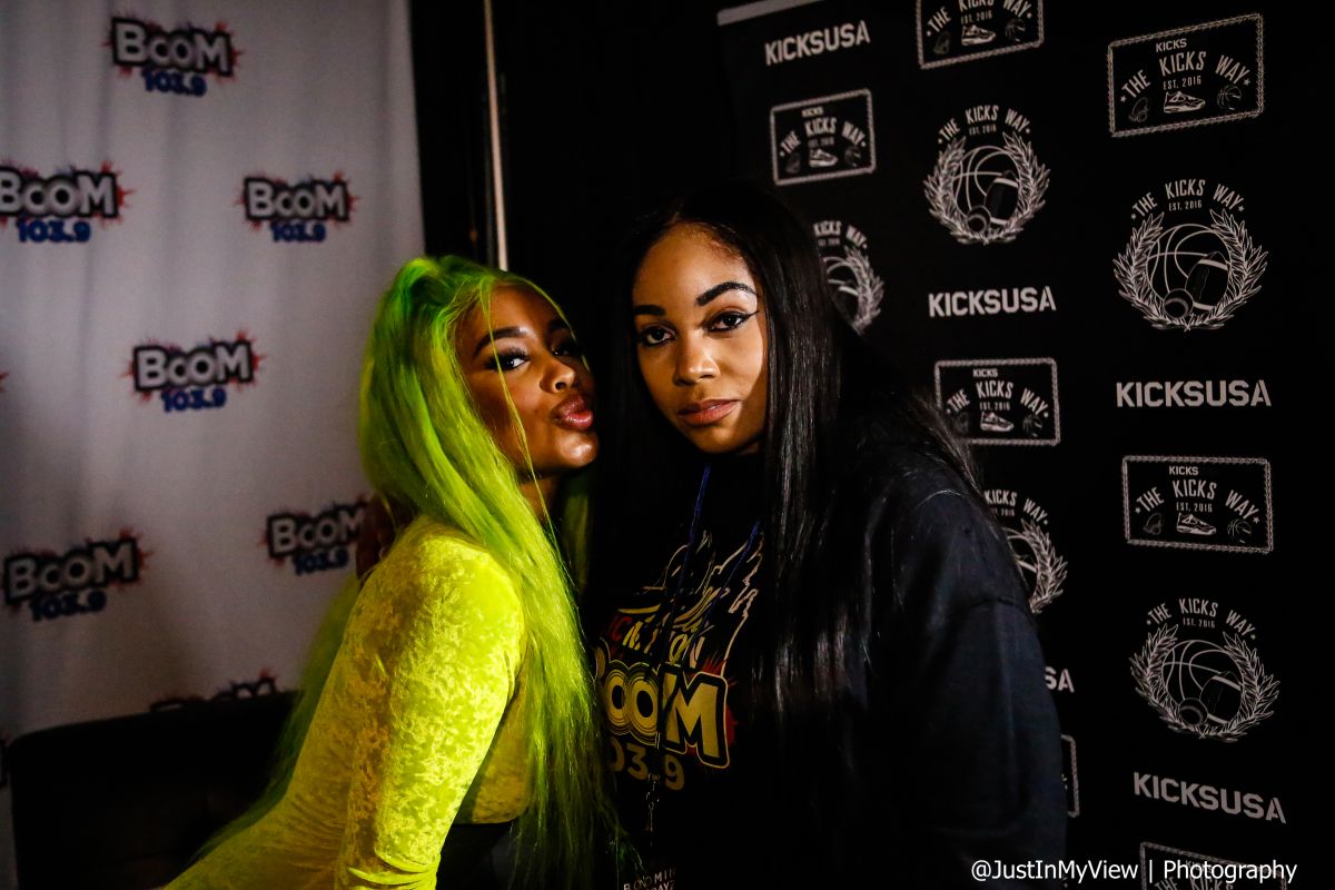 Backstage at Boomin Holidayz