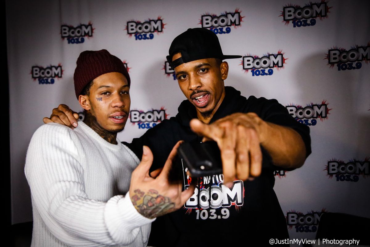 Backstage at Boomin Holidayz