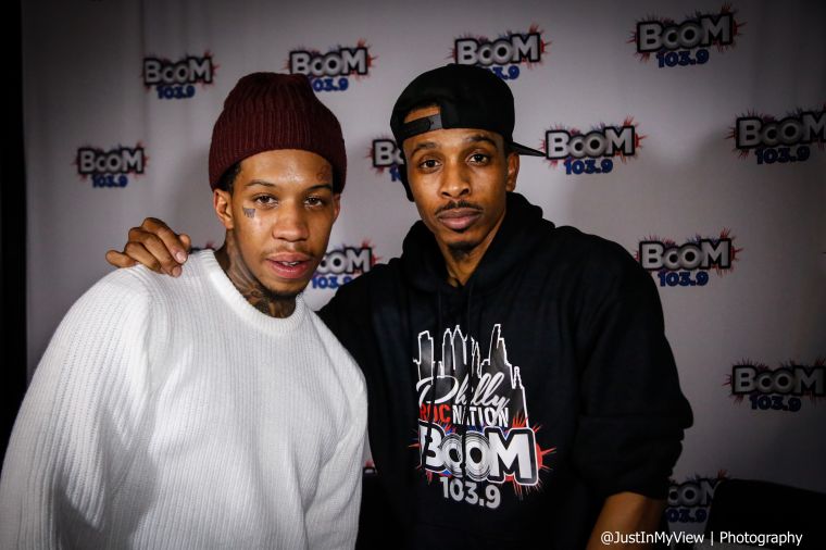 Backstage at Boomin Holidayz