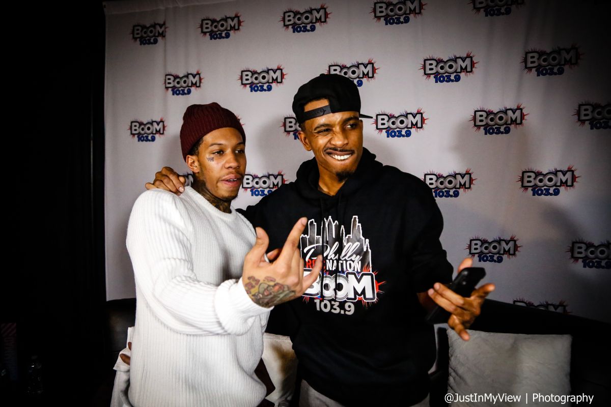 Backstage at Boomin Holidayz