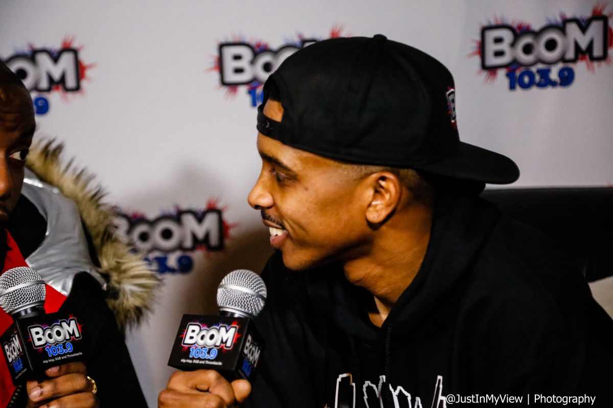 Backstage at Boomin Holidayz