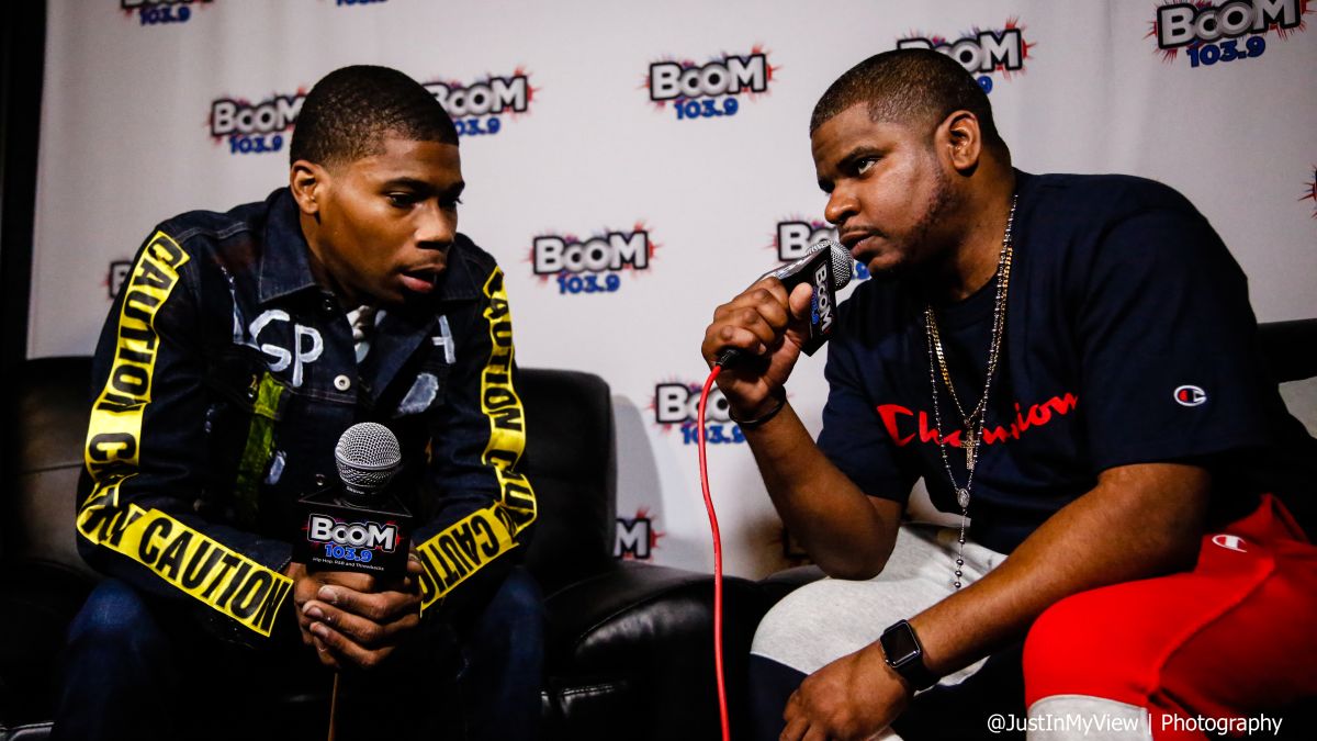 Backstage at Boomin Holidayz