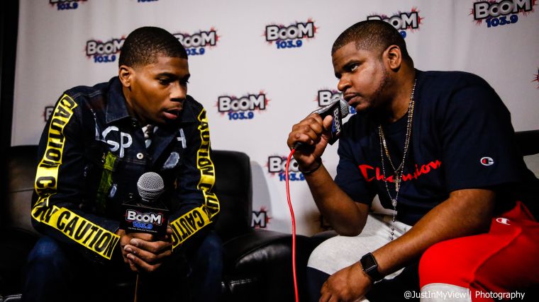 Backstage at Boomin Holidayz
