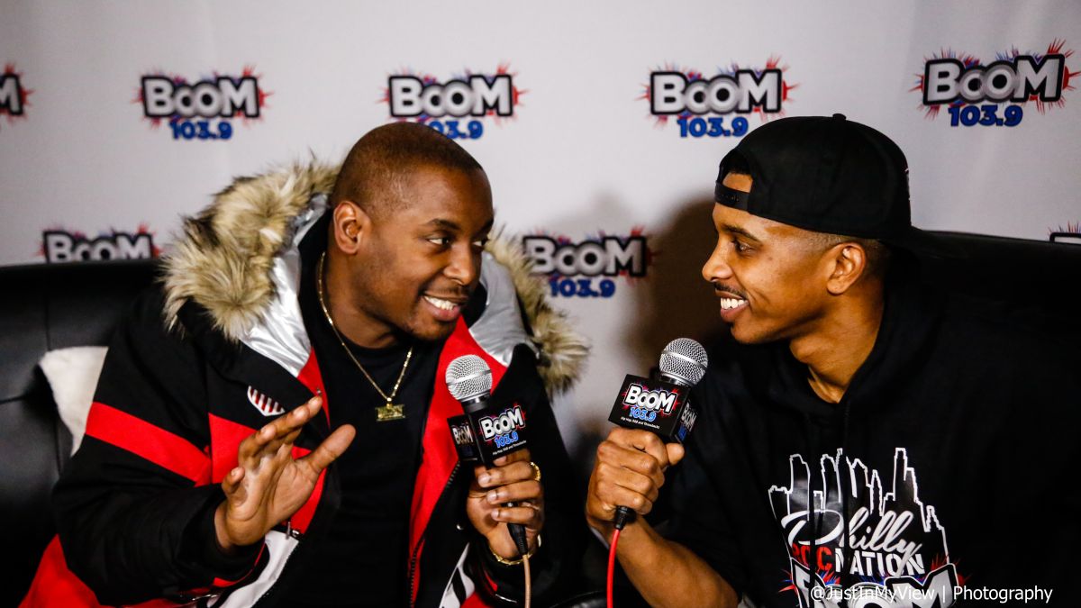 Backstage at Boomin Holidayz