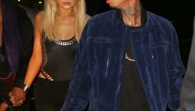 Kylie Jenner and Tyga go to Game nightclub after attending Alexander Wang in NYC