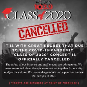 CLASS OF 2020 CANCELLED HIP HOP 1039