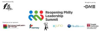 Reopening Philly Leadership Summit Banner