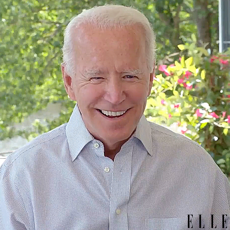 Cardi B Joe Biden ELLE Magazine