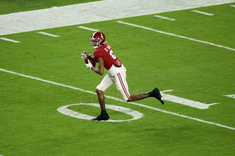 Round 1, pick 10 (from DAL) – DeVonta Smith, WR, Alabama