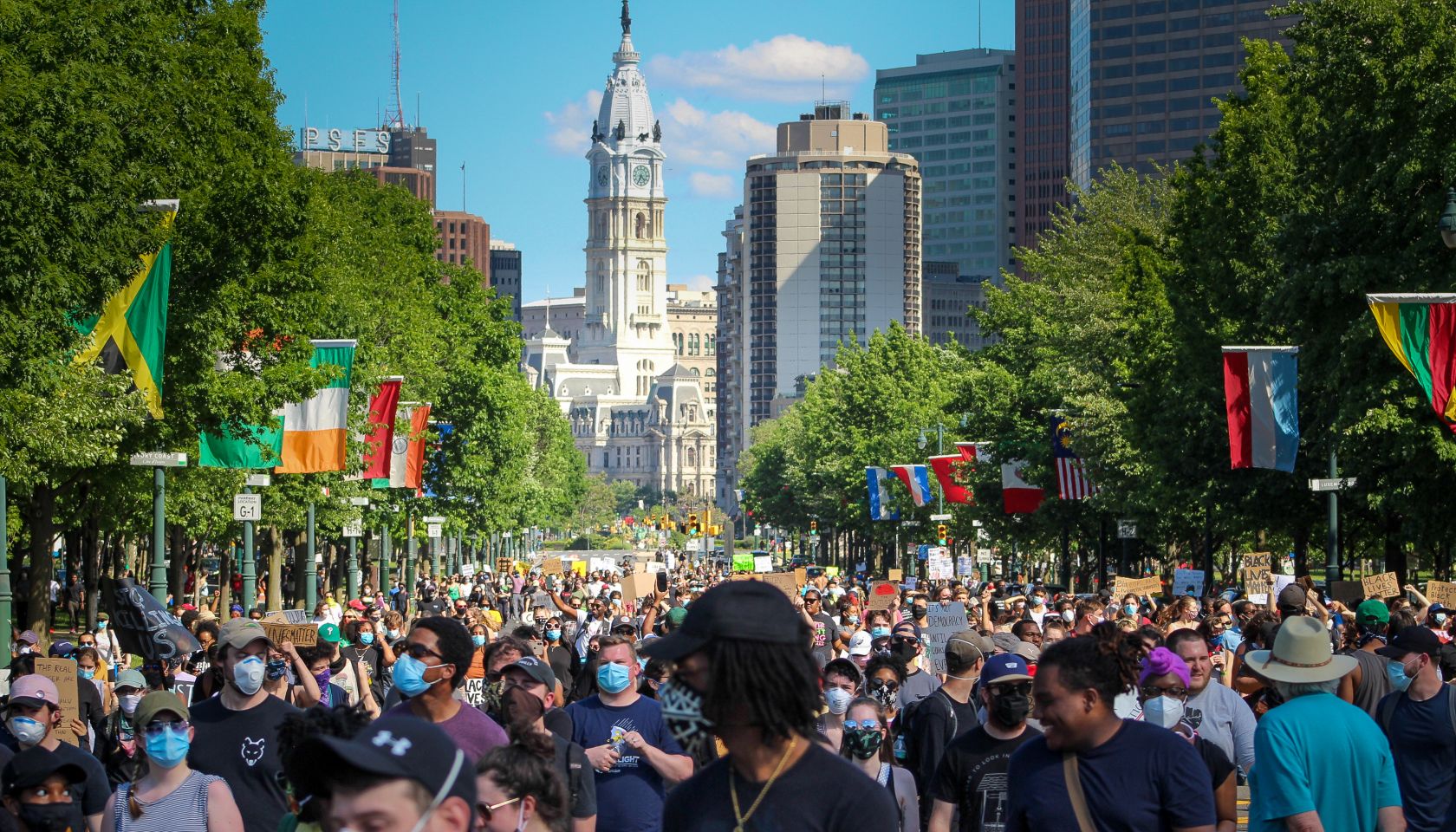 George Floyd Protest in Philadelphia