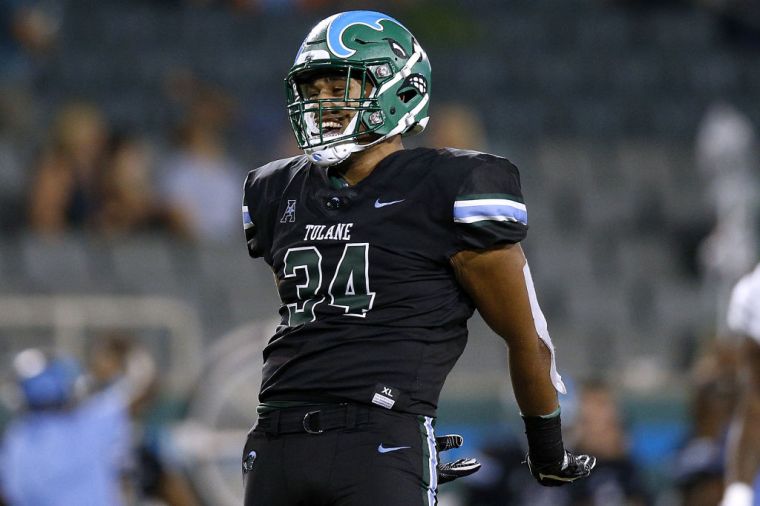 Round 7, pick 234 – Patrick Johnson, OLB, Tulane