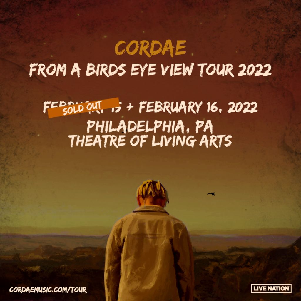 Cordae live at TLA in Philly Win Tickets