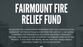 Fairmount Fire Relief Fund Philadelphia Media Teams Unite