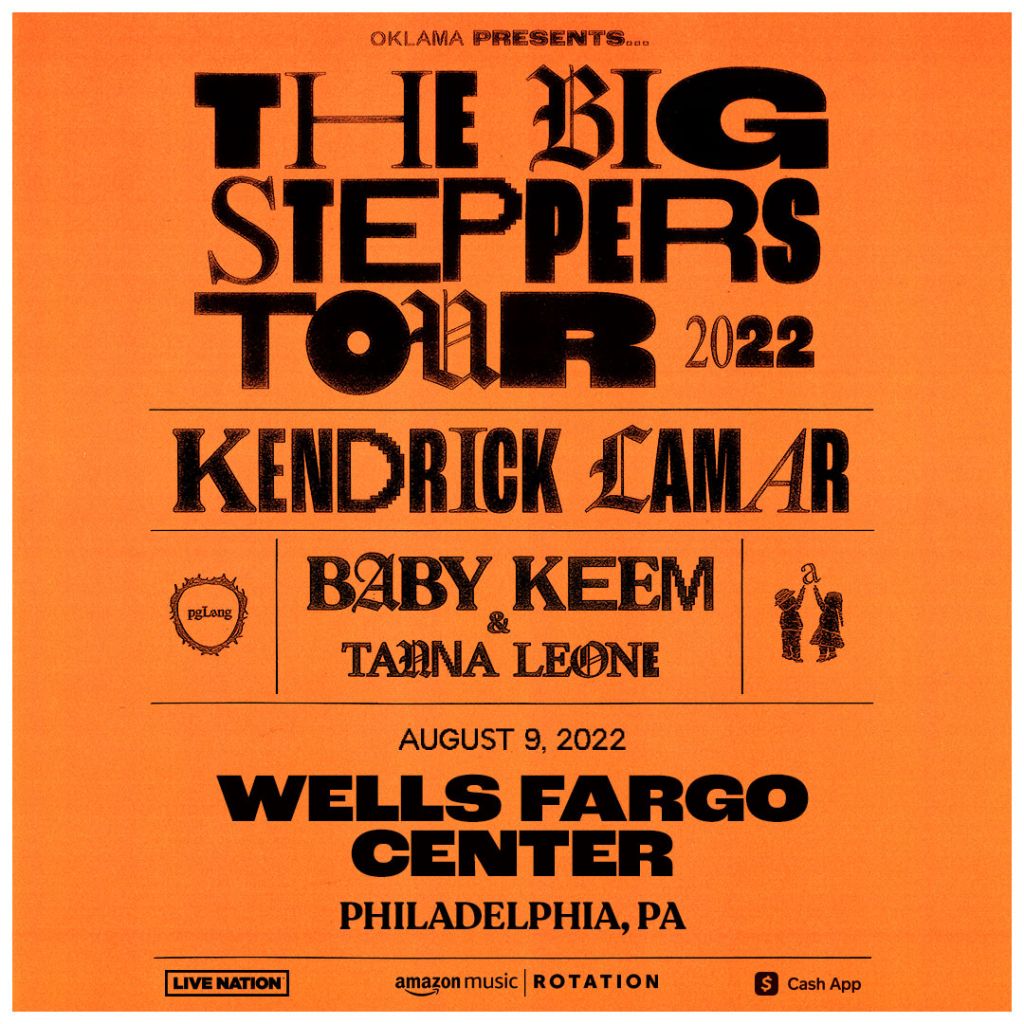 Kendrick Lamar Big Stepper Tour
