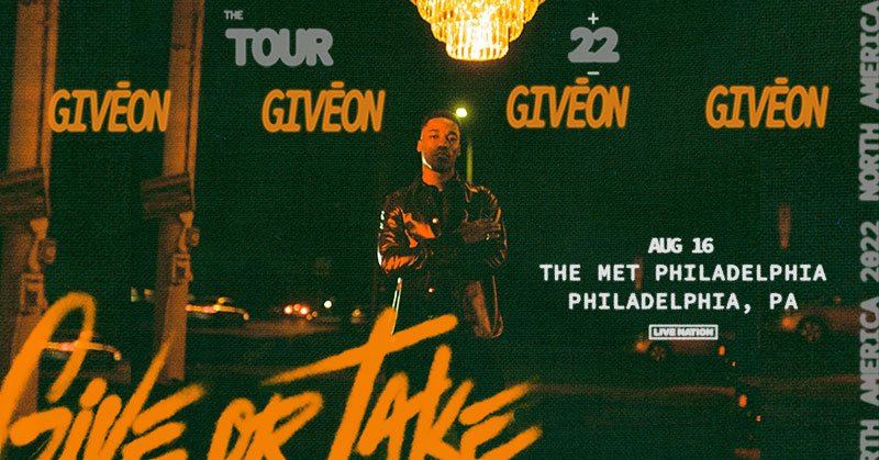 Giveon live at the Met on August 16th