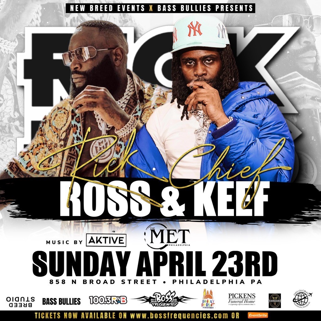 [CLICK HERE] Enter to win a pair of tickets to see Rick Ross live at the Met Philadelphia on Sunday, April 23rd!