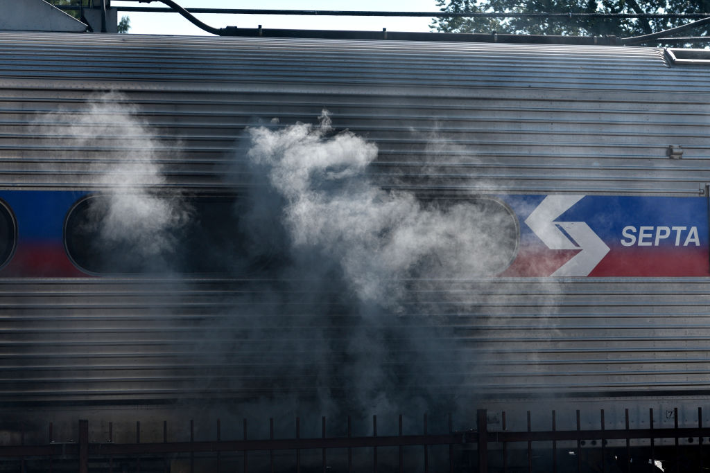 SEPTA Regional Rail Fire, Glenside, PA