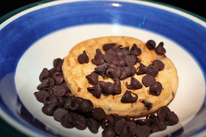 Chocolate Chip Pancake Close-up