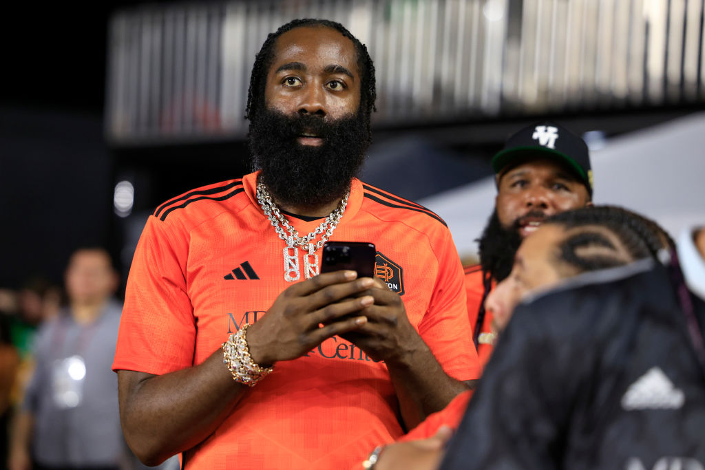 Watch James Harden's first day at Sixers practice