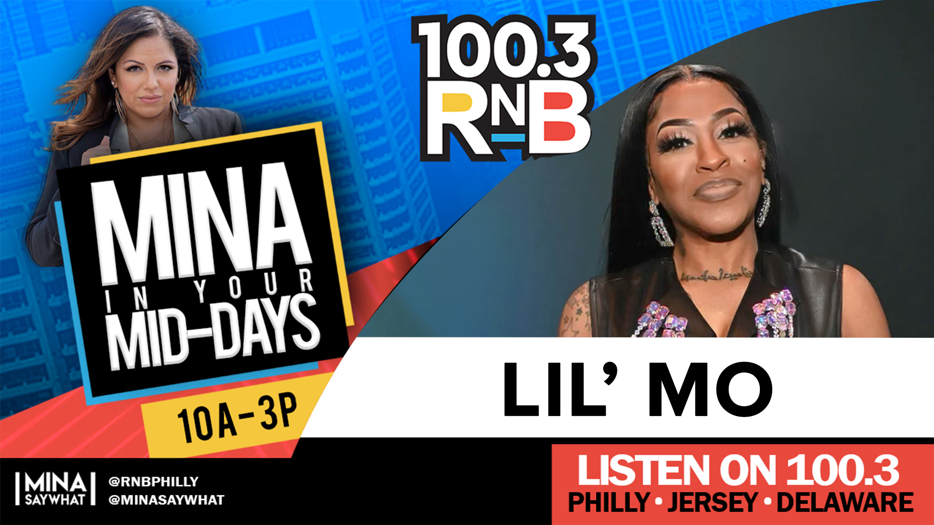 Mina Interview on 100.3 WRNB