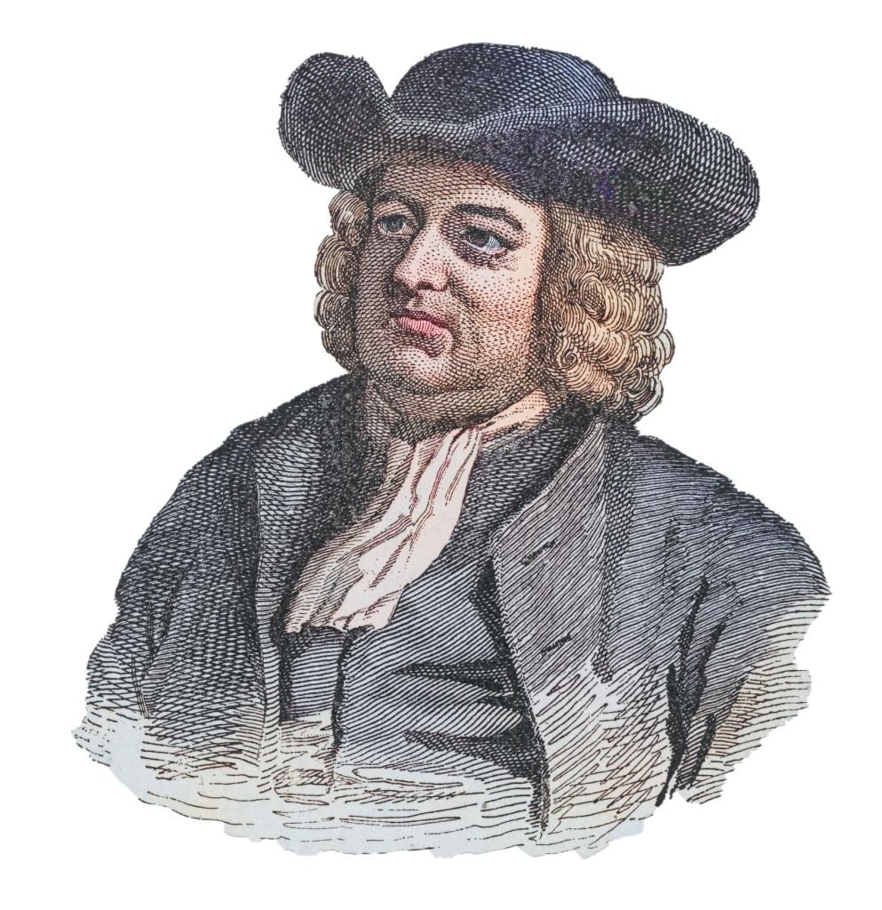 Portrait of William Penn the founder of the Province of Pennsylvania