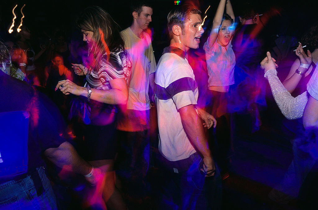 Young People Dancing in a Tampa Nightclub