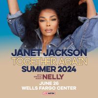 JUST ANNOUNCED! Janet Jackson live at the Wells Fargo Center on 6/26!