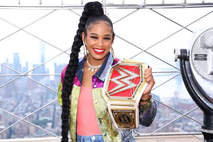 Bianca Belair and Montez Ford Visit the Empire State Building