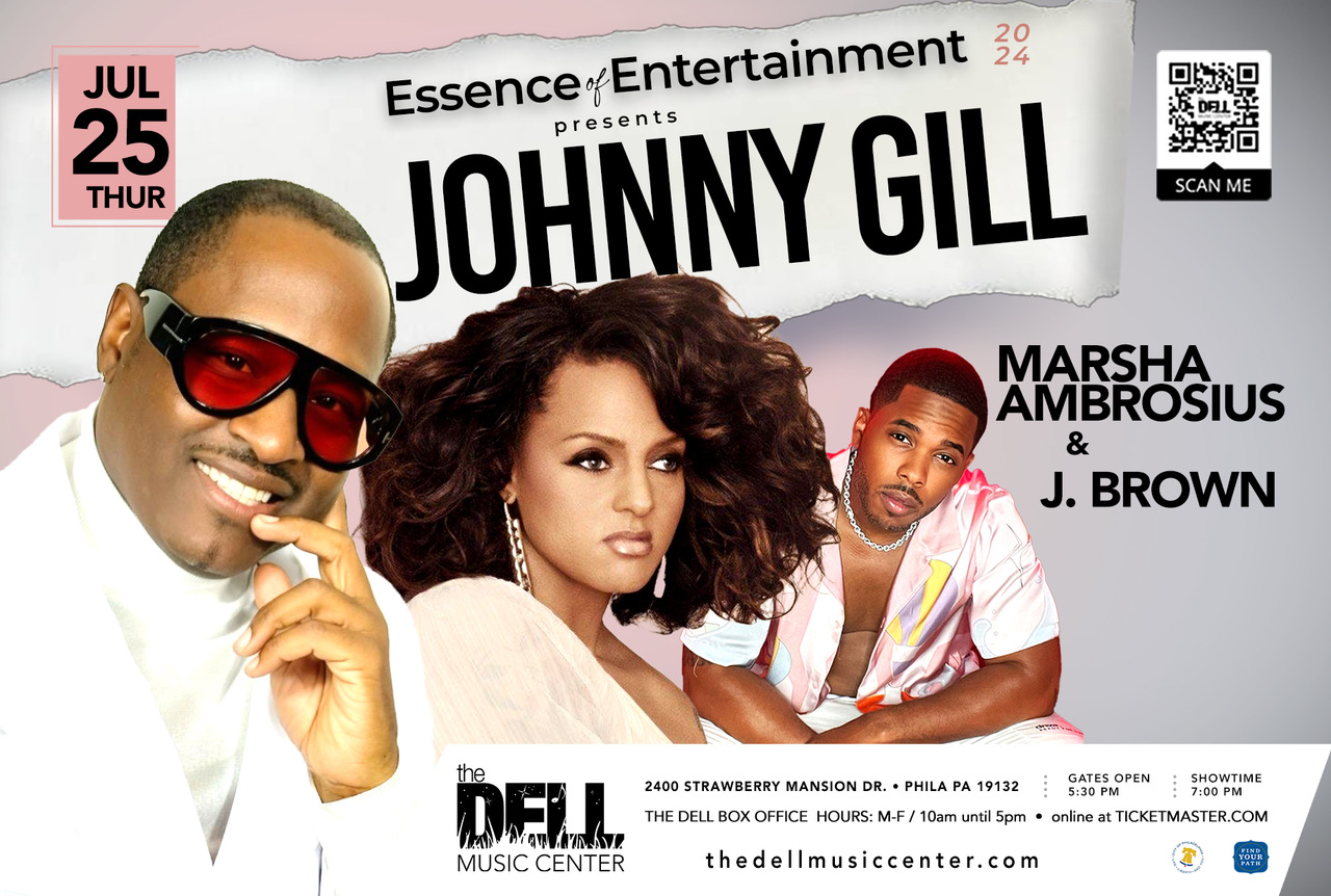 Enter to win tickets to see Johnny Gill, Marsha Ambrosius, and J. Brown live at the Dell Music Center on July 25th!