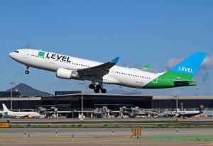 LEVEL Airbus A330 Taking Off From Barcelona airport