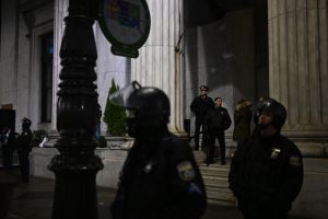 Philadelphia Eagles Fans Watch Super Bowl LVII