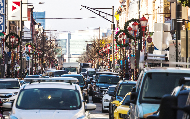 South Street traffic, Philadelphia.
