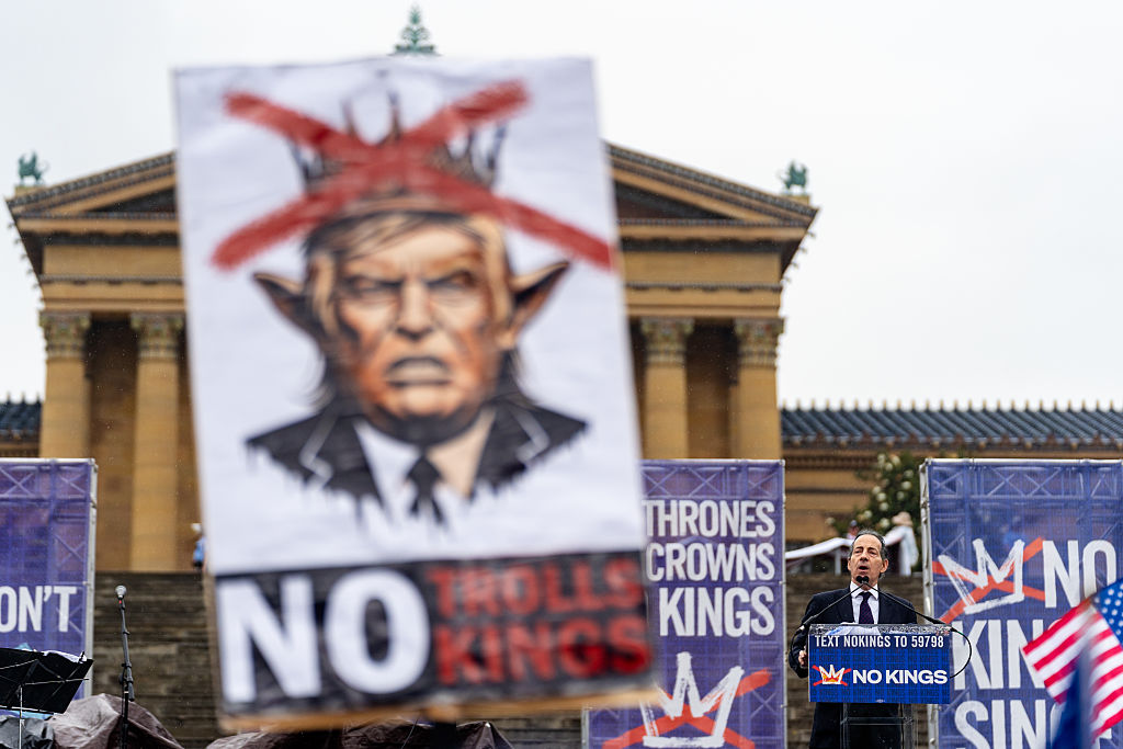 No Kings Protest In Philadelphia