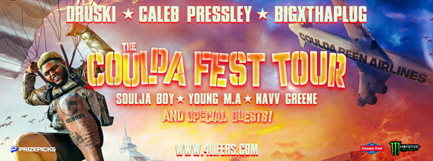 Get tickets to the Coulda Fest Tour starring Druski!