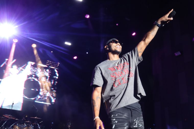 Trey Songz performance at RNB Fest 2025 Dell Music Center