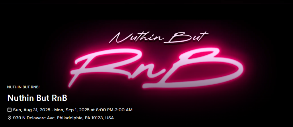 Get tickets for Nuthin but RNB at Roar Philly hosted by Divine Martino and Lady B!
