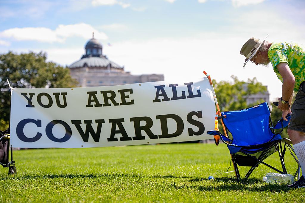 Activists Stage Multiple Protests On Capitol Hill And Outside White House As Lawmakers Return From Summer Recess