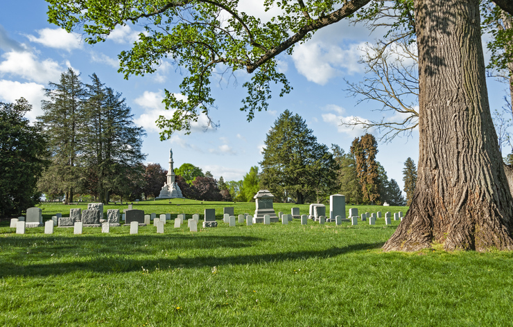 Gettysburg cemetery