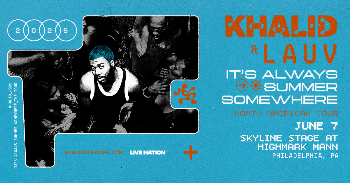 Khalid: It's Always Summer Somewhere Tour Artwork